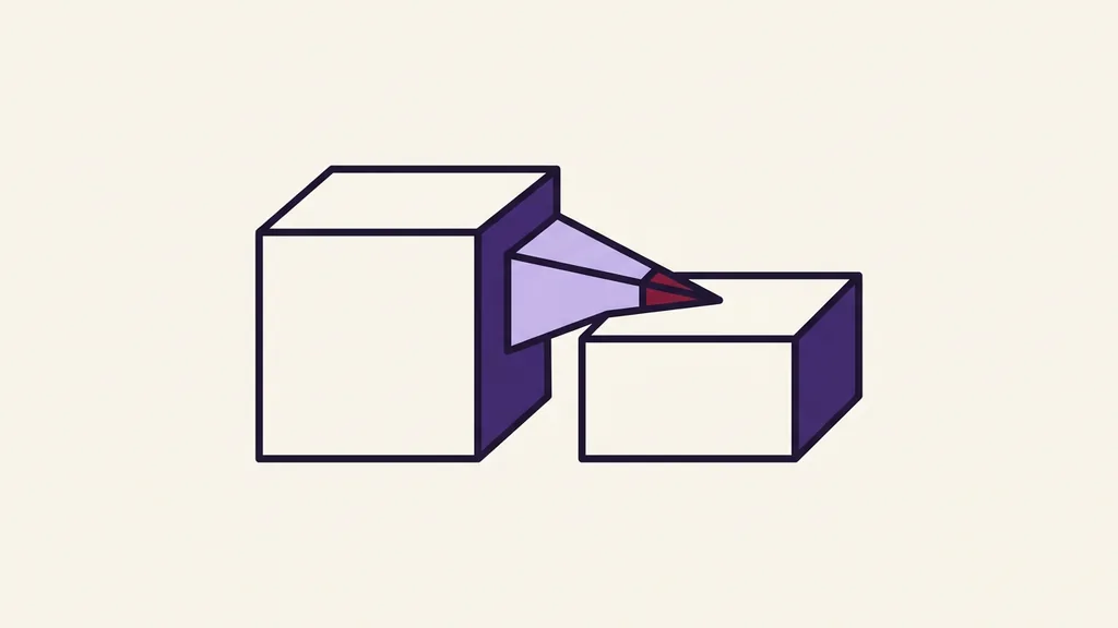 A wedge filling the gap between two unequal blocks