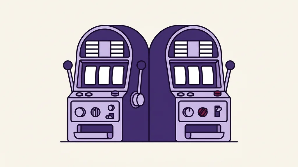 Two identical cabinets side by side, one dial turned