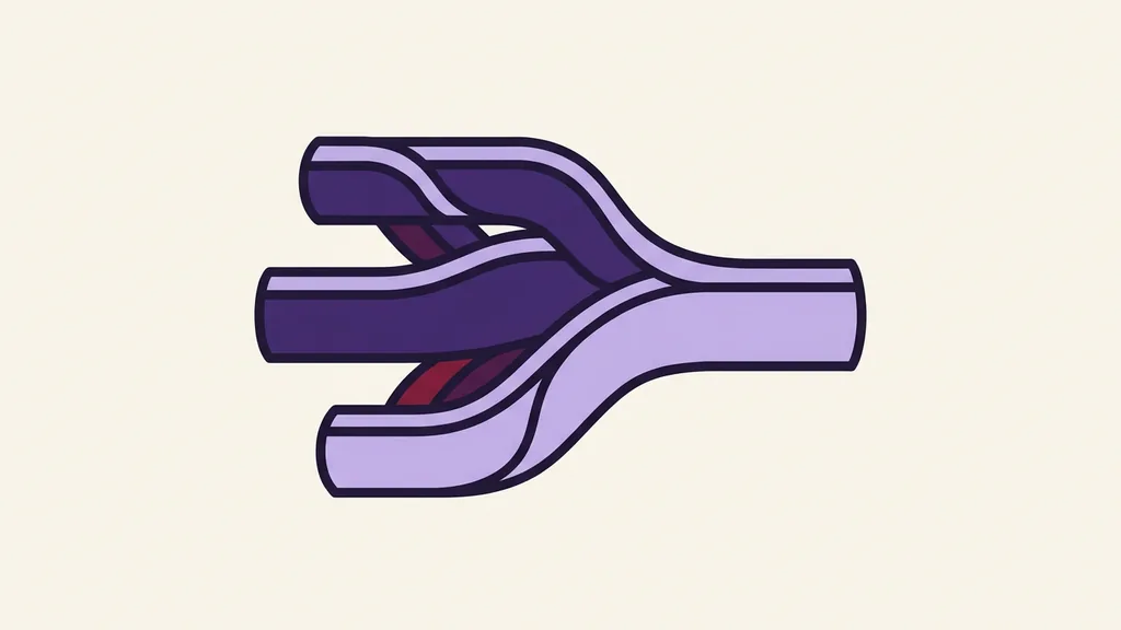 Three flat streams running together into one channel